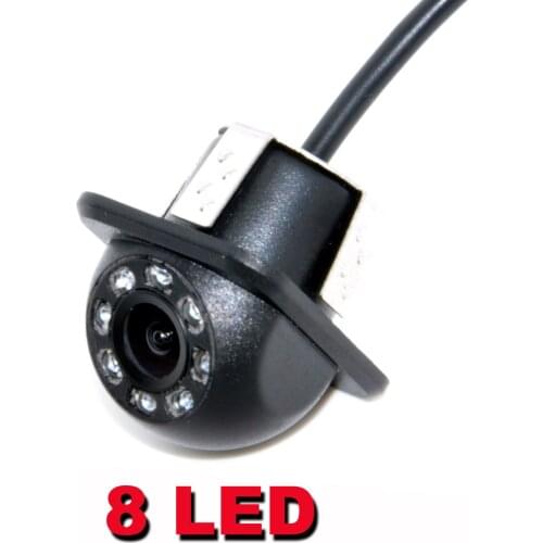 CCD CCD 8 LED Car Rearview backup Camera 170 Wide Angle Car Reversing Backup For Parking Monitor Camera Night