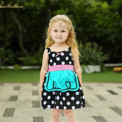 Girls black sling Dress Cute Baby Snow White Princess Dress child Halloween Party Anime Cosplay Costume Summer Dress For Kid