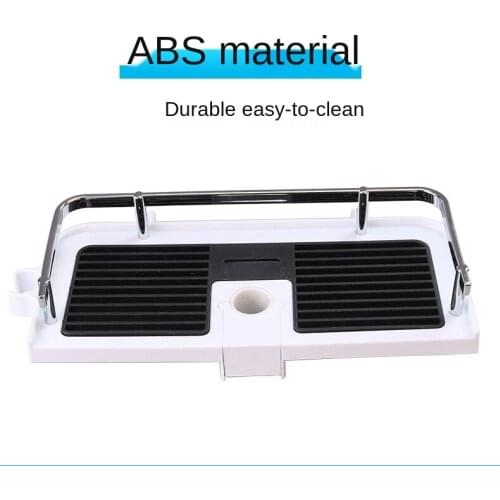Shower Storage Holder Rack Organizer Bathroom Shelf Shampoo Tray Stand No Drilling Floating Shelf For Wall Household Item