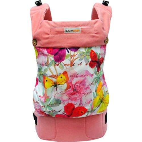 ERGONOMIC KANGAROO FLITTING BUTTERFLIES MODEL (3 MONTHS-4 YEARS OLD) ILKAY BABY HANDY