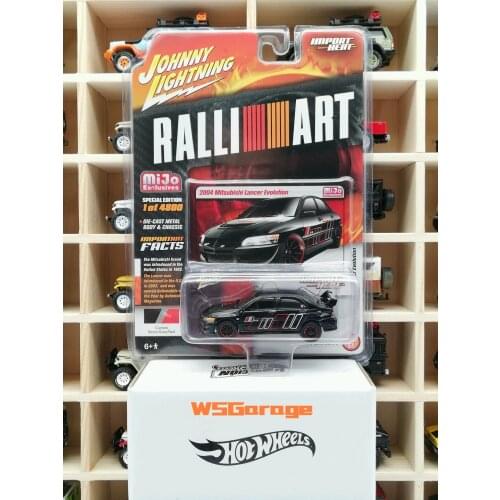 Johnny Lightning 1:64 Mitsubishi Lancer Evo Diecast Collection of Die-casting Simulation Alloy Model Children Toys