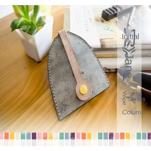 Leather Creative Key Case Material Bag Craft Supplies Handmade Purse Diy Craft Kits for Adults Genuine