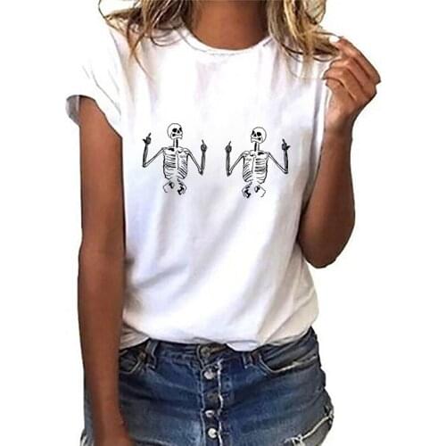 Summer Tshirt women Fashion Graphic Print Ladies Tee Tops harajuku Casual white Short sleeve tee shirt femme Plus Size XXXL 2021