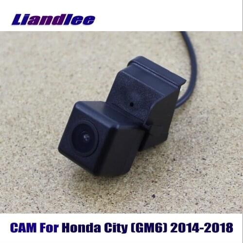 Liandlee CAM Car Rearview Reverse Parking Camera For Honda City (GM6) 2014-2018 / Rear View Backup Camera HD CCD Night Vision