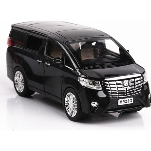 1: 24 Simulation Toyota Alphard Nanny Car Alloy Model MPV Car Model Childrens Birthday Gift