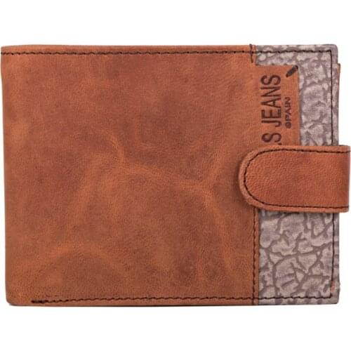 Mens wallet, American type, card holder, wallet and wallet in cowhide