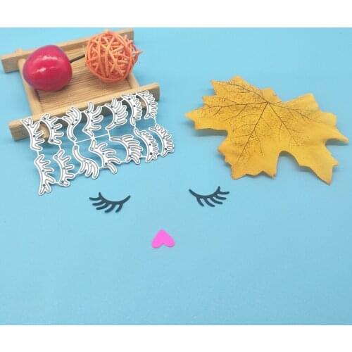 Neue Minitype wimpern form metall schneiden sterben sammelalbum stempel carving papier karte stanzen mold new diy mold