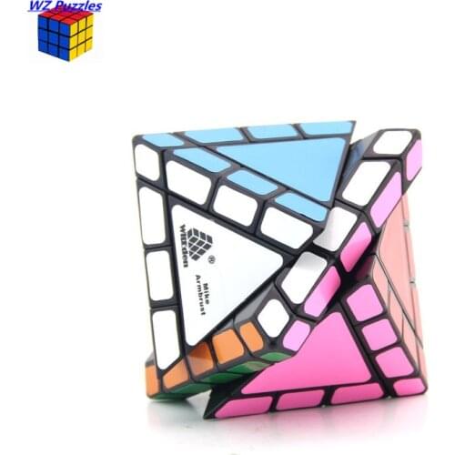 Original WitEden Octahedral mixup I Plus Magic Cube Puzzle 3x3 Professional Challenge Cubo Magico Educational Toys UFO Children
