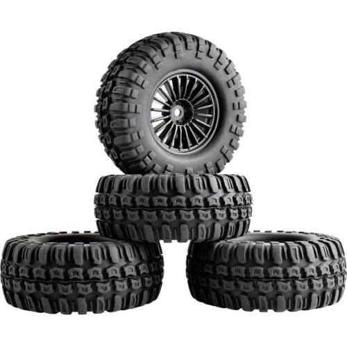 RC Rim04-7006L Rubber Tires 108mm & Wheel sets RC 4WD Axial Rock Climbing
