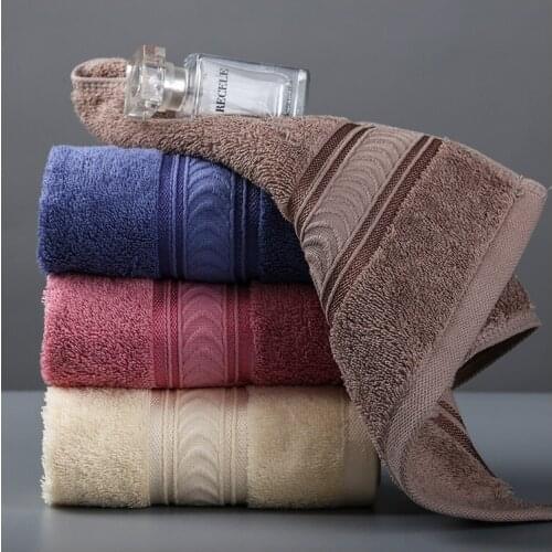 2pcs 32*50 cm Face towel Super soft long stapled cotton face towel excellent water-absorbing quality embroidery towel