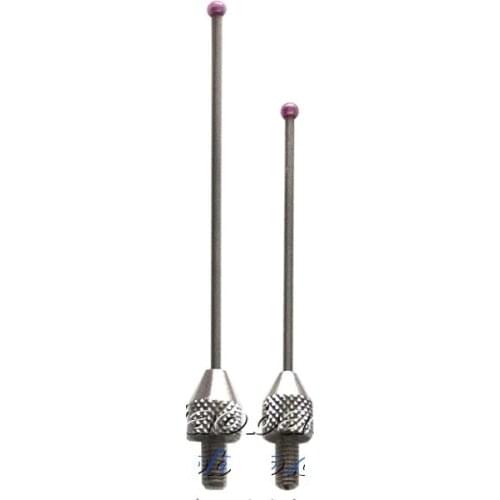 2pcs, M2.5*D2.0*L40, M2.5*D2.0*L50 Ruby gauge head for dial indicator dial gauge red jewel needle