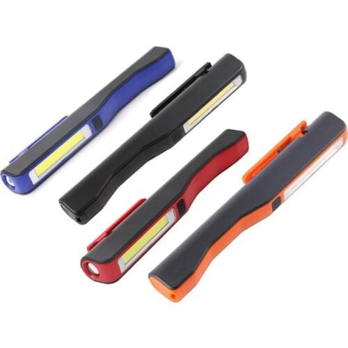 LED Mini Pen Light Rechargeable Work Light Inspection Light USB LED Lighting Emergency Car Light With Magnetic Pen Light
