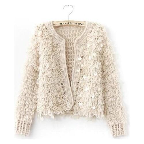 Sweater jacket women cardigan 2021 spring and autumn fashion new womens loose short cardigan casual sweater
