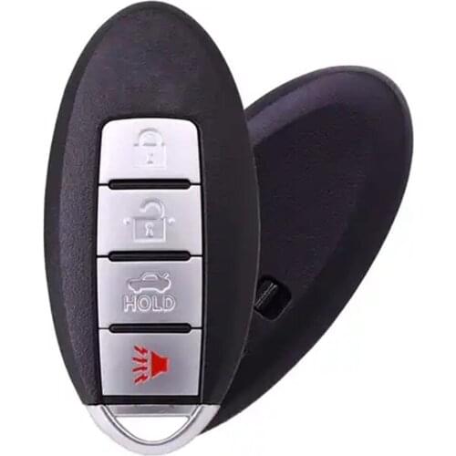 10pcs/lot New OEM FCC ID KR5S180144106 s mart key for N-issan for R ogue Remote Start 433 MHZ 3+1 Button