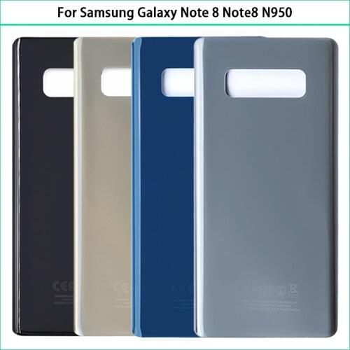 10PCS For Samsung Galaxy Note 8 Note8 N950 N950F 3D Glass Panel Battery Back Cover Rear Door Housing Case+Adhesive Replace