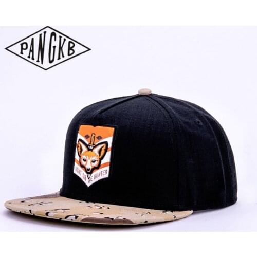 PANGKB Brand HUNTED CAP fashion hip hop black snapback hat for men women adult outdoor casual sun baseball cap