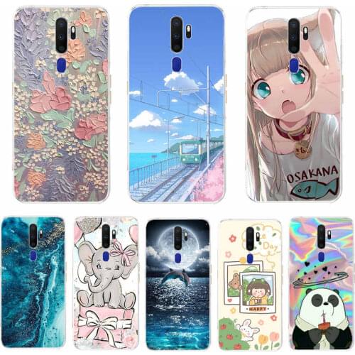 Cases For Oppo A9 A5 2020 back Case Soft TPU Phone Shell For OPPOA9 OPPOA5 A 9 Coque Cover Silicon Protective Funda 6.5"inch