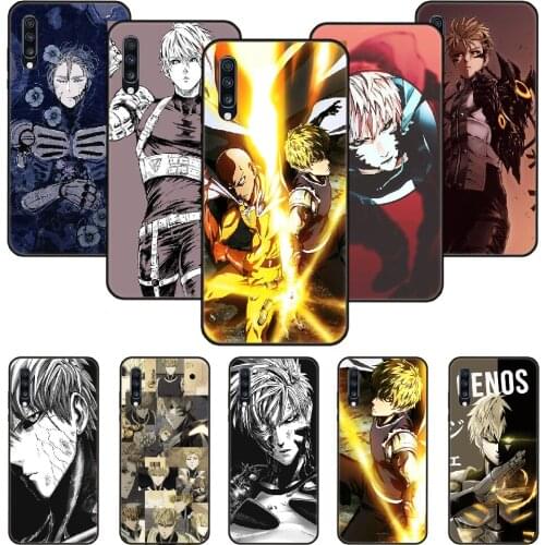 Phone Case For Samsung Galaxy A 50 51 71 70 7 5 10 20 30 40 41 21 S E Black Cover Coque Tpu Bumper Art One Punch Man Genos