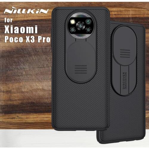 Nillkin For Xiaomi Poco X3 Pro case Camera Protection Camshield Phone Case Lens Protective Back Cover For Xiaomi Poco X3 Pro