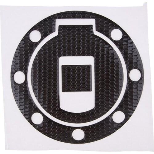 Motorcycle Black Gas Tank Fuel Cap Cover Protector Pad for Yamaha FZR250 FZX250,TTR250