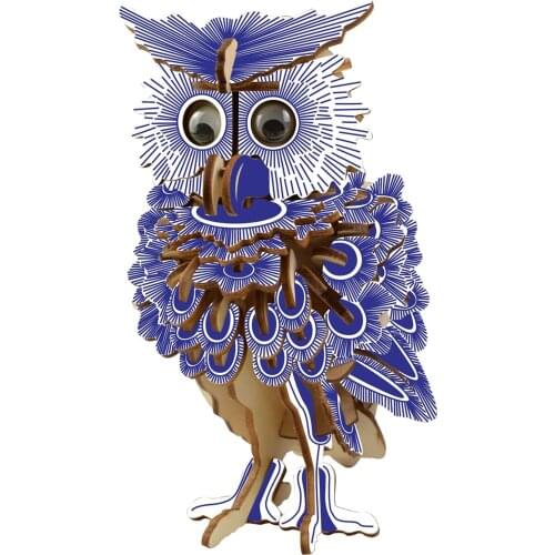 Wooden 3D Puzzle Model DIY Craft Kit Wooden Jigsaw Puzzles for Adults Kids