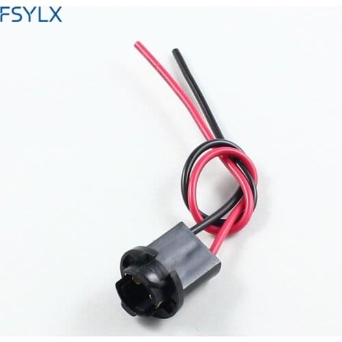 FSYLX T10 W5W 194 501 Socket bulb holder car auto T10 W5W T15 LED side turn signal parking light T15 T10 Socket adapter cables