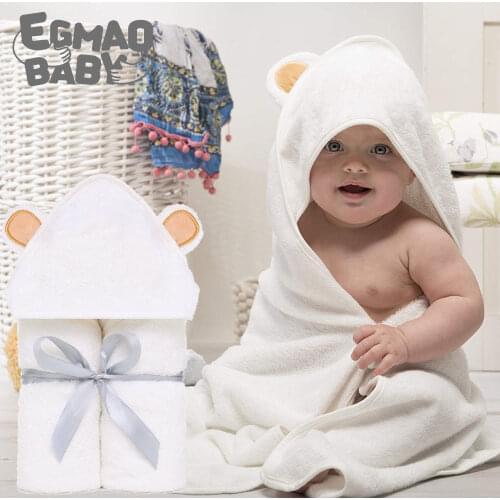 Premium Baby Towel Baby Washcloth Set Organic Bamboo Baby Bath Towel Extra Soft And Thick Newborn Hooded Towel Baby Washcloth