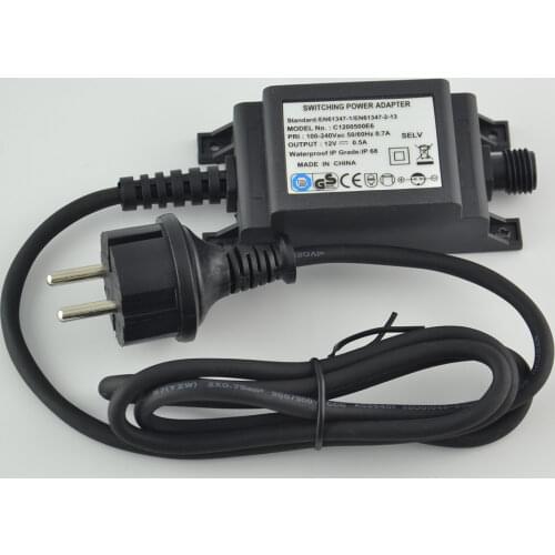 AC DC 12V 0.5A Power Driver Supply Charger Plug EU US UK Adapt Outdoor Led Light Lamp Switch Transformer Converter Adapter