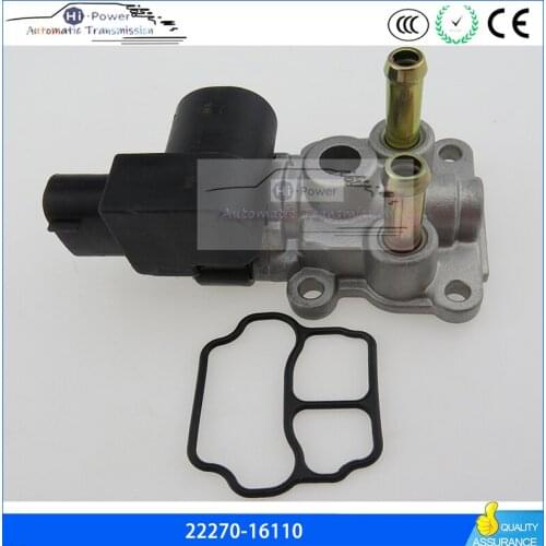 Idle Air Speed Control Valve 22270-16110 for Toyota Corolla Tercel Paseo 1.5L Suzuki Esteem 1.6L OEM 2227016110 136800-0400