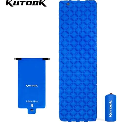 Kutook Inflatable Sleeping Pad Ultralight Travel Camping Sleeping Pad Waterproof Portable Camping Mat Hiking Anti Wear Air Mat