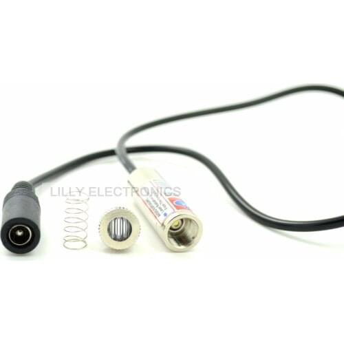 405nm 50mw Violet Blue Laser Line Module 12x40mm with 5V 1A EU-Plug AC Adapter