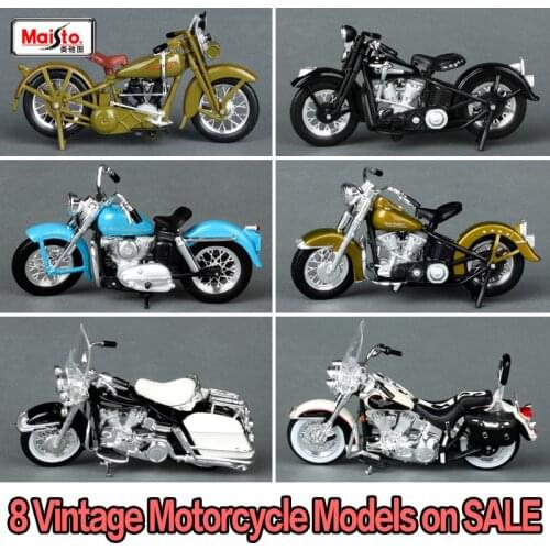 Maisto 1:18 1928 JDH TWIN CAM 1948 FL PANHEAD Nostalgia Motorcycle Diecast Model Car BIKE DIECAST MODEL TOY NEW IN BOX SALE
