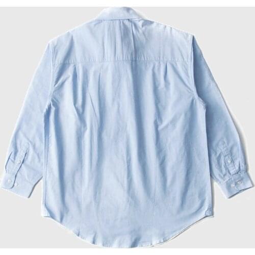 MINDYGOO High Quality Custom Logo Factory 2021 NEW Fashion Spin Wash Off Shoulder Shirt Long Sleeve Man