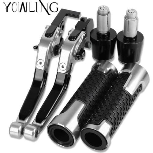 Motorcycle Grips Handle Grip Ends Brake Levers Clutch For SUZUKI KATANA GSX600F GSX750F 1989- 2001 2002 2003 2004 2005 2006 2007