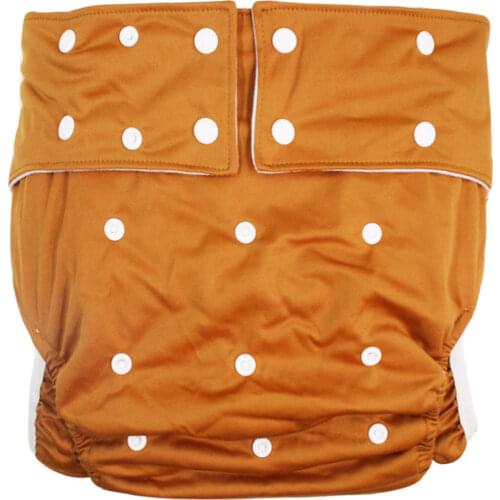 1PC Teen Adult Washable Cloth Diaper Pants Adjustable Nappy Pocket Incontinence Waterproof Reusable Leg Gussets Insert Underwear