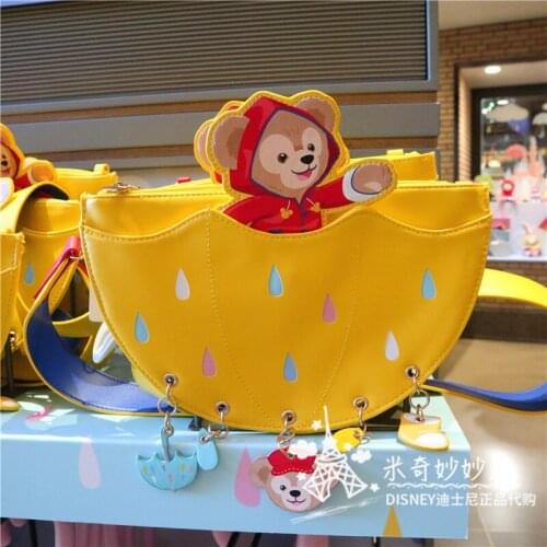 Original Shanghai Disney Purchasing Duffy Raincoat Messenger Bag Small Bag Shoulder Bag Cute Bag Cartoon Bag Gift