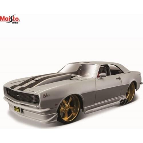 Maisto 1:24 1968 Chevrolet Camaro Z/28 Retro Die casting simulation alloy car model crafts decoration collection toy tools gift