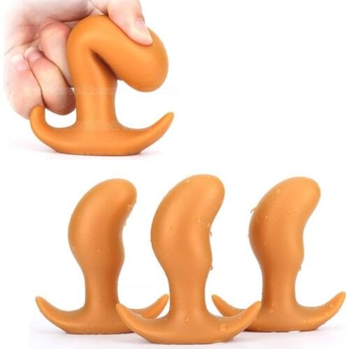 Super Soft Silicone Outdoor Anal Plug flirt Butt Plug Anus Prostate Massager Erotic Anal Expansion Sex Toys For Men Women Gay