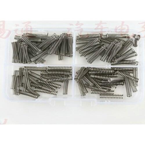 JMCKJ 100PCS/LOT Universal Auto Remote Flip Key Blade Spring Lock Axis Spring Lock Axis Spring For Auto Remote Flip Key