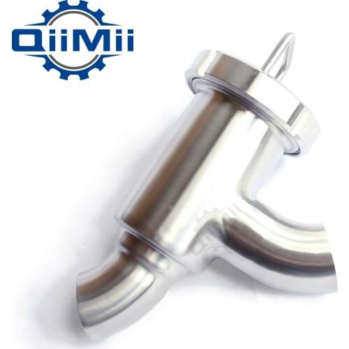 DN65 High Quality Y Type 90 Degree Elbow Filter with Weld Ferrule 80-400mesh Strainer Home Brew SS304 Sanitary stainless steel