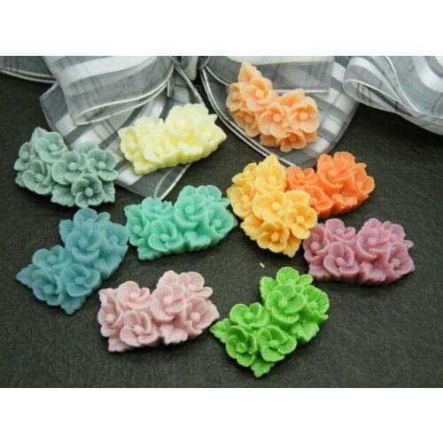 Zakka vintage resin flower fashion high quality thalami resin flower 20 bag