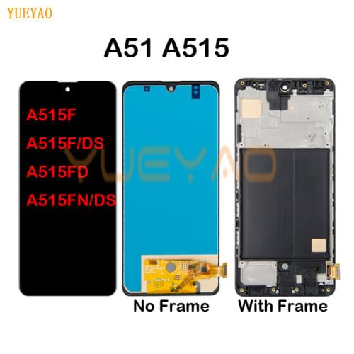 LCD For Samsung Galaxy A51 LCD A515F SM-A515F/DS A515F/DS A515F Display Touch Screen Digitizer For Samsung A515 Display