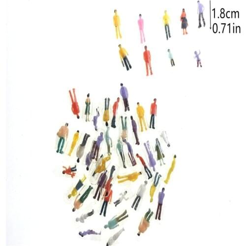 1/100 architecture scale model figure in building train toys layout