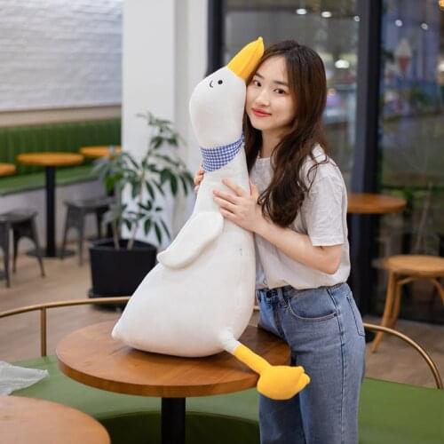 100cm Simulation Duck Plush Toy Cute Animal Popular Stuffed Swan Dolls Fashion Kids Plush Toy for Girls Birthday Christmas Gift