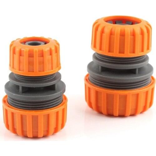 2pcs 1/2'' 3/4'' 1'' Butt Extend Quick Connector 16 20 25mm Hose Repair Joint Water Drip Tape Adapter Garden Irrigation Fittings