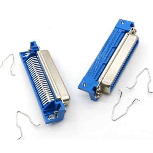 20pcs Female Centronics Connector 57 Series 36PIN/50Pin 90 Degree PCB Mount DIP Type Printer Socket