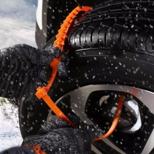 5/10Pcs Car Winter Tire Wheels Snow Tire Anti-Skid Chains Tire Cable Belt Fit Tyre For Rain Driving Outdoor Tool Emergency