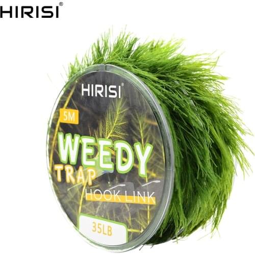 5m Carp Fishing Weedy Hook Link Line Rigs 35Lb Carp Chod Fishing Tackle Line