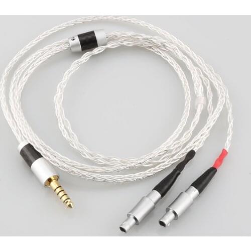 Audiocrast 819AG silver plated OCC Earphone Cable For Sennheiser HD800 HD800s HD820s HD820 Enigma Acoustics Dharma D1000