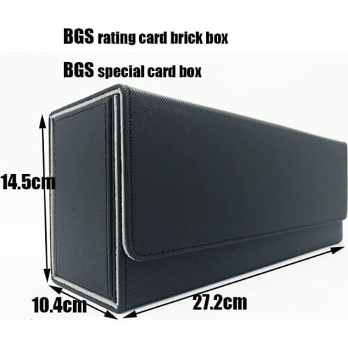 BGS Rating Card Brick Storage Box PSA Card Brick Card Case Deck Box For MTG/TCG/ PTCG/PKM Trading Cards Can Hold 30+ Card Bricks